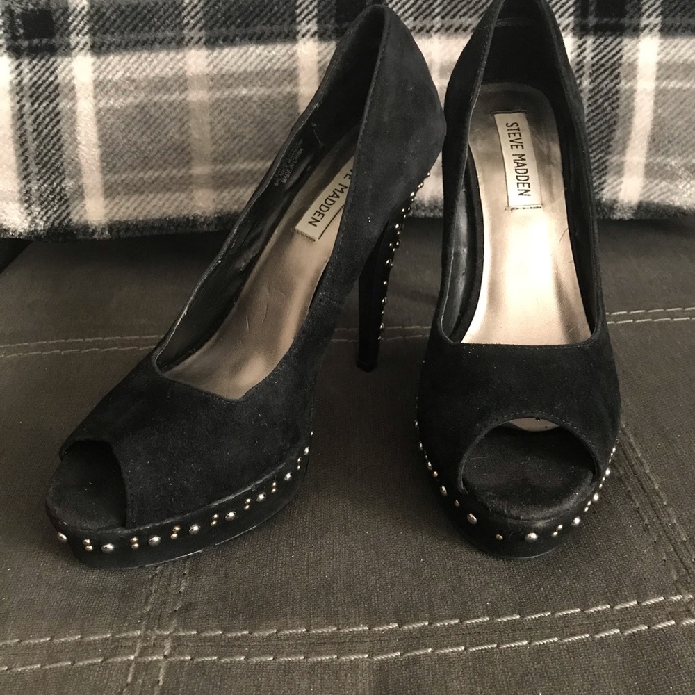 Steve Madden Tobbi open toe heel pumps